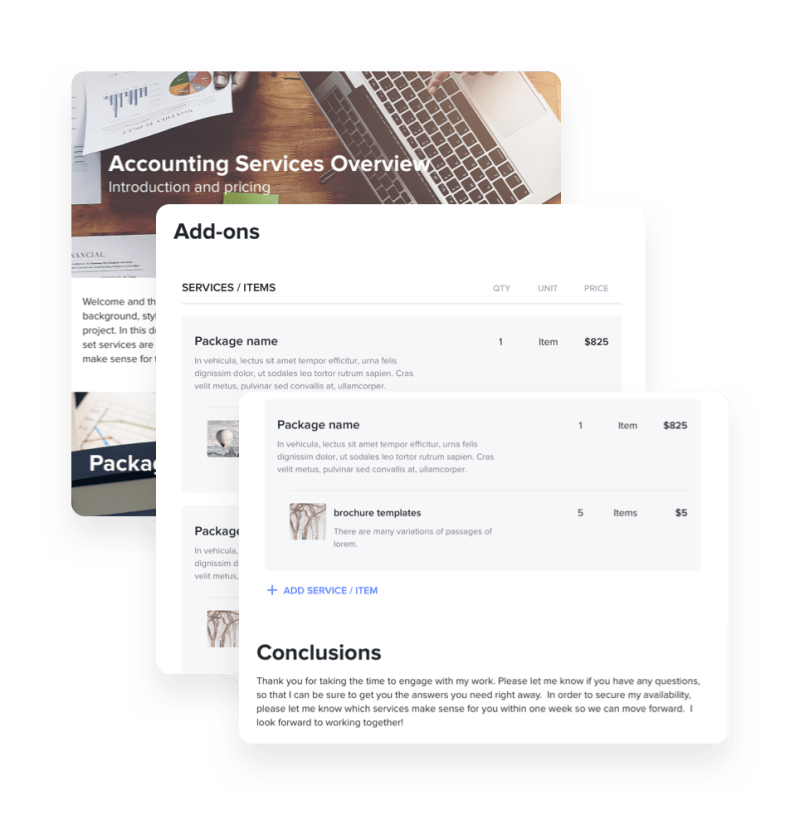 accounting brochure templates